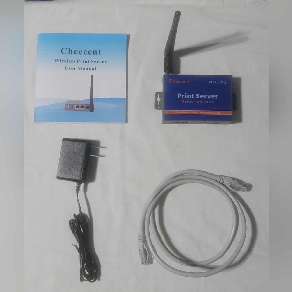 Wireless print server
